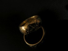 Wedding Ring: Pair Askew Closeup