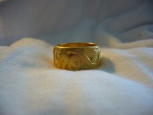 Split Killerwhale Ring: Side View